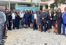 • Some members of the group after the launch