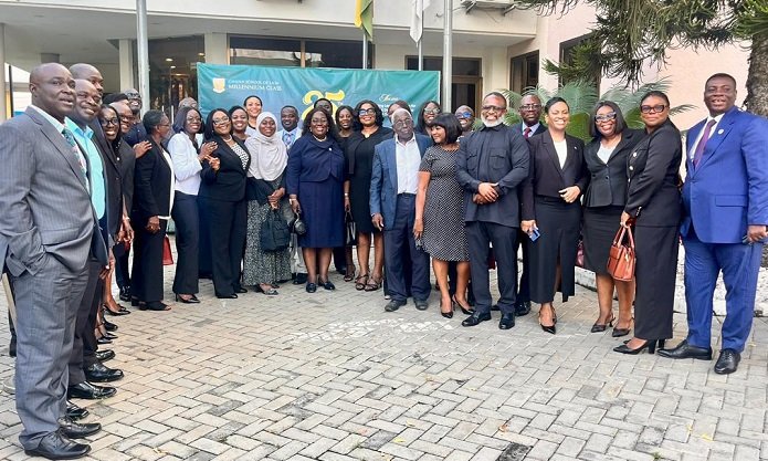 • Some members of the group after the launch