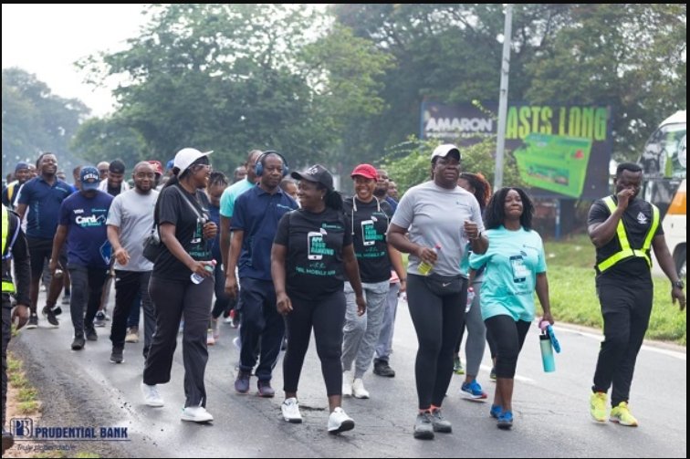Staff of PBL in the healthwalk