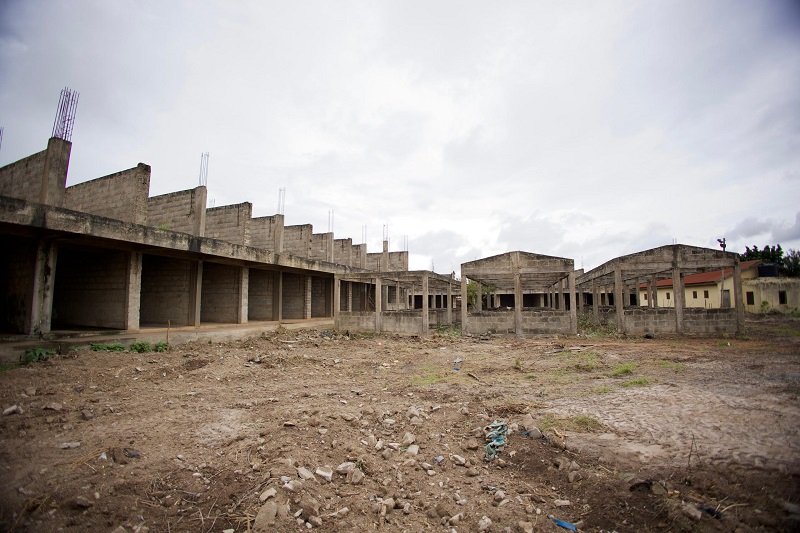 • The abandoned Mamponteng Jubilee Market