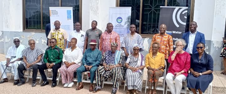 • Dignitaries after the programme