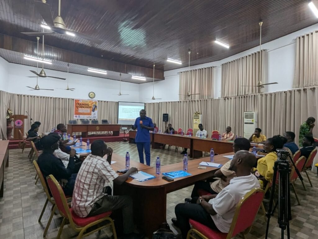 Dr Asante interacting with participants