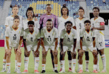 • A line up of the Black Queens