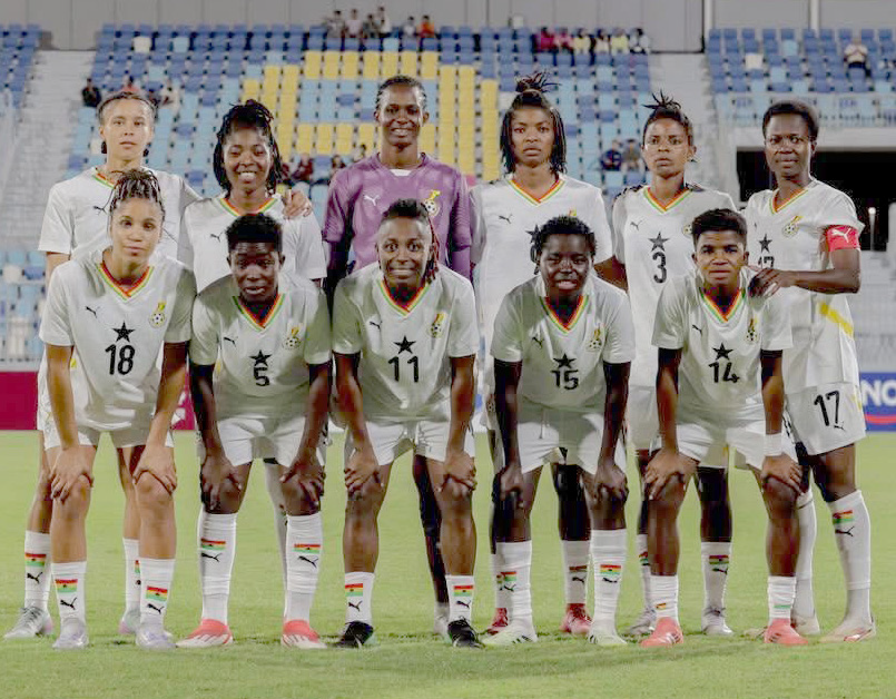 • A line up of the Black Queens
