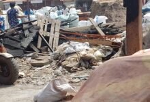 • Portions of the ravaged market