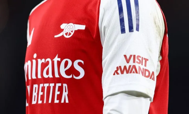 Arsenal have carried the 'Visit Rwanda' logo on their kit since 2018