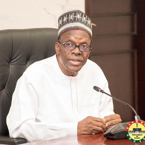 Mr Alban Bagbin,Speaker of Parliament .