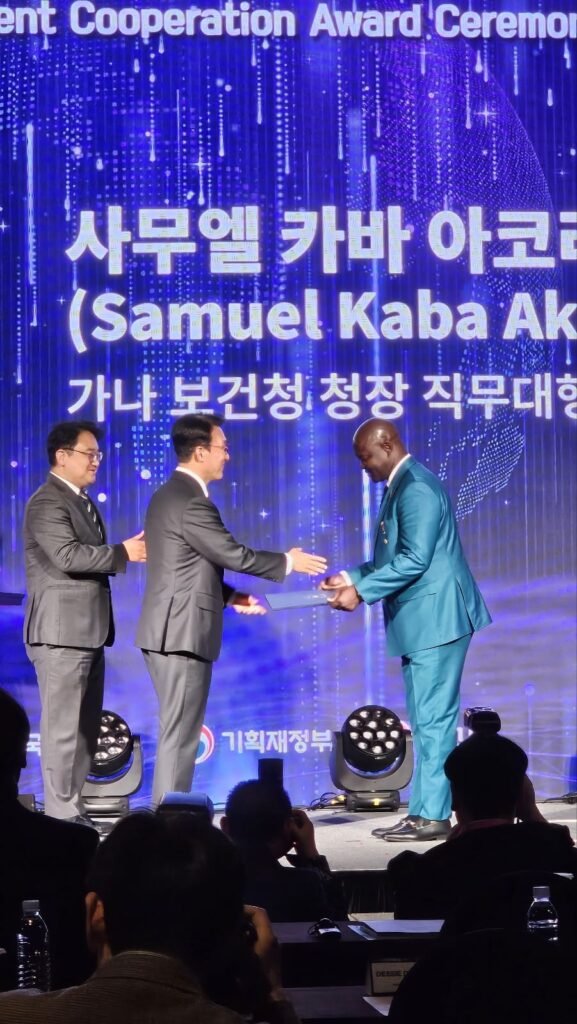 Ghana-Korea Health Ties Strengthened as Ag. DG GHS Receives Diplomatic Medal