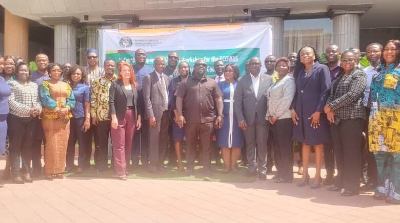 • Dignitaries and participants at the workshop