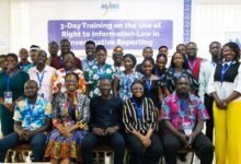 The journalists after the workshop