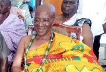 Paramount Chief of the Battor Traditional area, Togbega Patamia Dzekley VII at the celebration