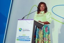 Ms Obo-Nai speaking at the conference