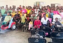 Members of Power Queens’ Club with the PWDs after the presentation (1)