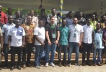 • Participants after the orientation Photo: Victor A. Buxton