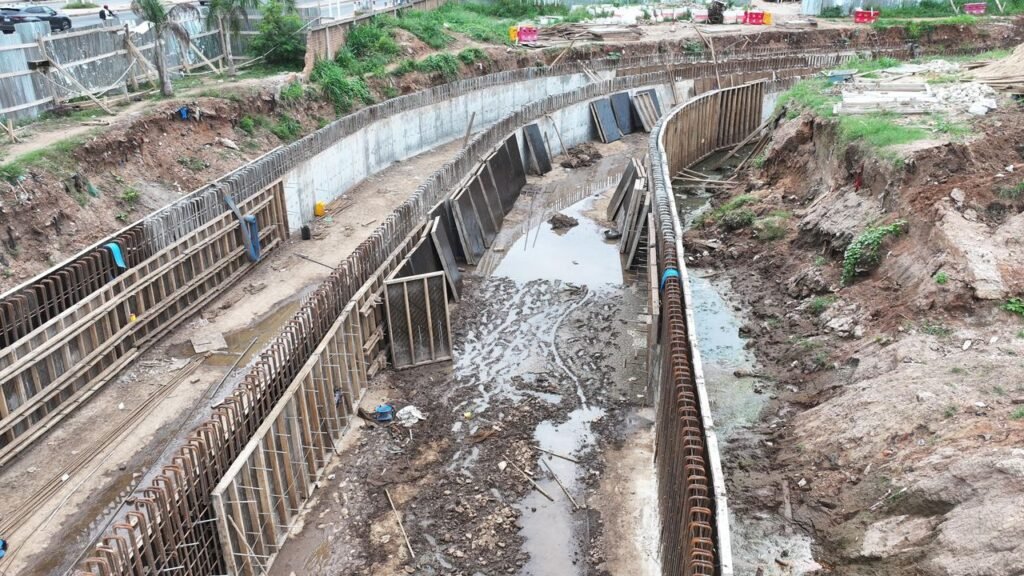 Some flood mitigation projects underway at Alogboshie