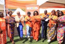 Dr Lartey (fifth from right), Dr David Wilfred Ochan (fourth from right) with other dignitaries at the event
