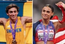• Armand Duplantis(left) • Sydney McLaughlin-Levrone(right)