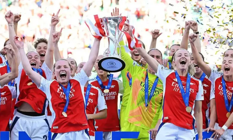 Arsenal are the only English team to win the Women's Champions League
