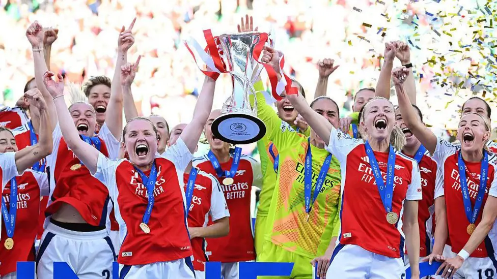 Arsenal are the only English team to win the Women's Champions League