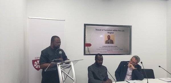 Dr Vladimir Antwi-Danso speaking at the conference