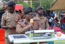 • ACFO II Naomi Ofori-Adubea, Bono East Regional Commander,GNFS launching the campaign