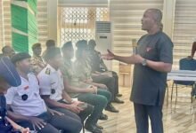 • Mr Akpaloo addressing the participants