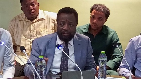 • Dr John Kpikpi speaking at the programme