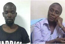 Gregory Afoko (right) and AlangdeAsabke