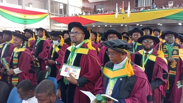 • Some of the graduands at the ceremony