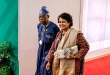 • Former President Olusegun Obasanjo arriving for the summit