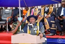 Mr Asante delivering his address