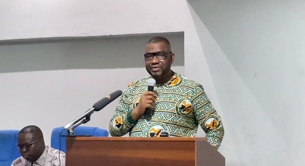 Mr Gbana speaking at the event