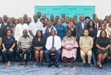 • Participants after the meeting