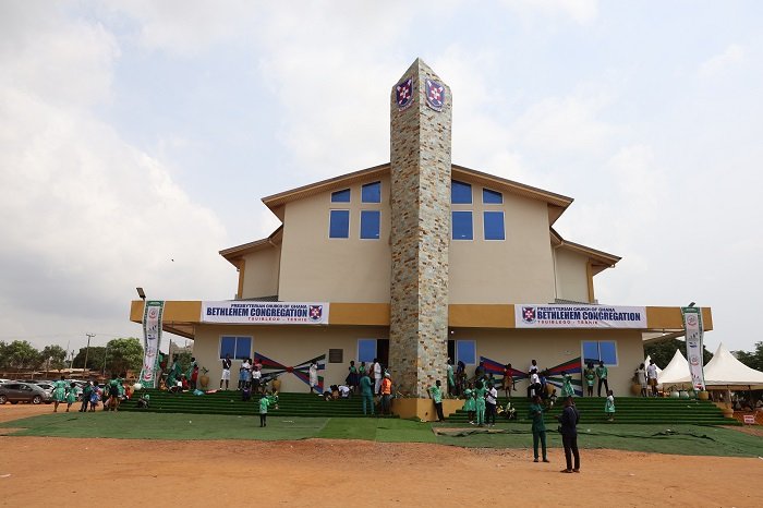 • The dedicated Bethlehem congregation chapel at Tsuibleoo-Teshie