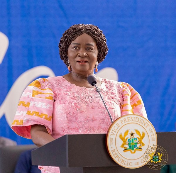 Vice President Professor Naana Jane Opoku-Agyemang addressing the 10th Congregation of UENR
