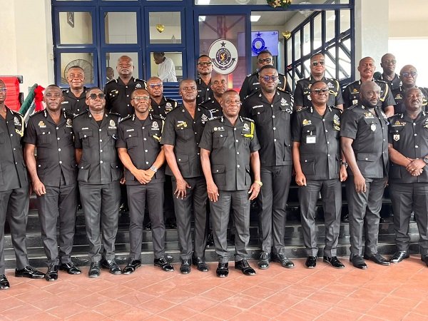 Some members of the service and IGP during the promotion