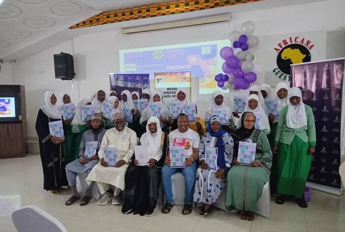 Participants after the cancer awareness programme