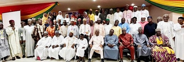 • Mr Muntaka Mohammed (seated middle) with other dignitaries and participants of the conference