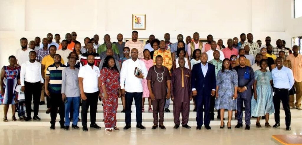 • Participants after the meeting