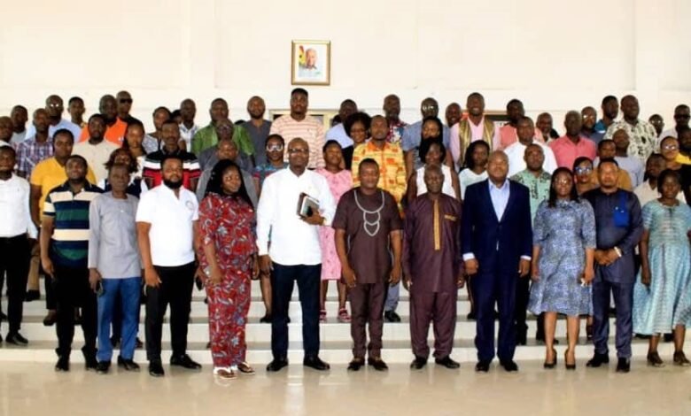 • Participants after the meeting