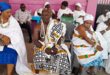 • Nii Ashittey Tetteh, clothed by the family for the occasion