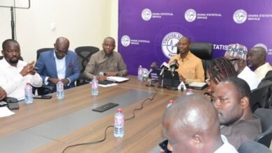 • Dr Alhasan Iddrisu addressing the media :Photo Seth Osabukle