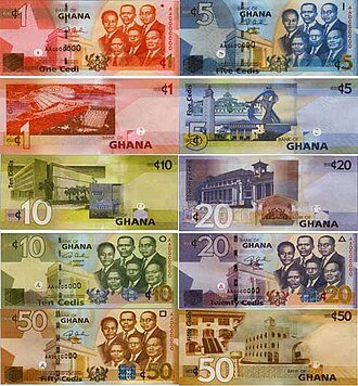Ghana Cedi notes