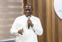 Mr Armah-Kofi Buah,Minister of Lands and Natural Resources,