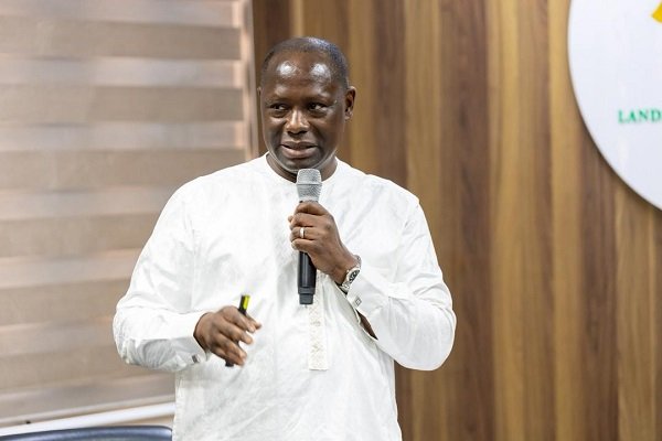 Mr Armah-Kofi Buah,Minister of Lands and Natural Resources,