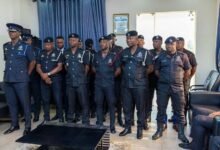 The promoted officers