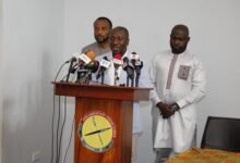 Mr Afenyo-Markin speaking at the media engagement