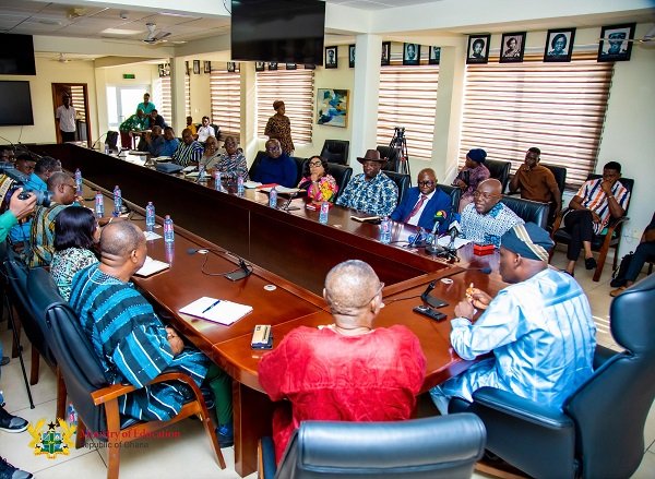 Mr Iddrisu (right) speaking at the meeting