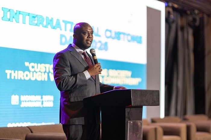 Mr Ampem speaking at the event