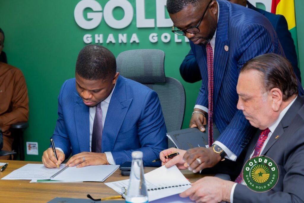 Processing gold locally: Ghana, Gold Coast  Refinery sign historic deal. 1,000 kg to be refined weekly – Sammy Gyamfi